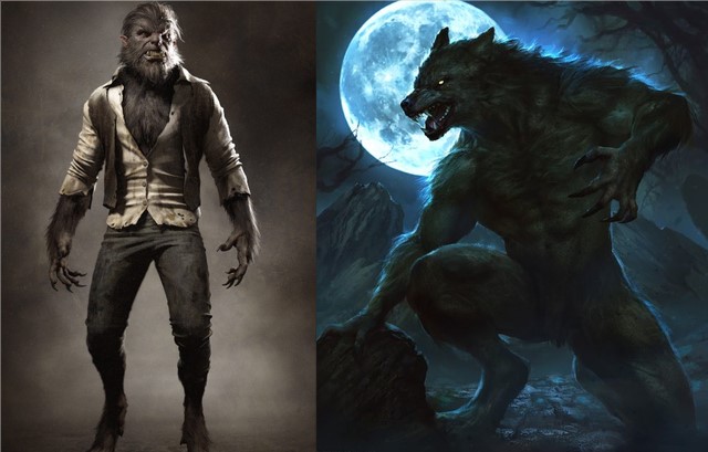 human to werewolf tranformation comparison