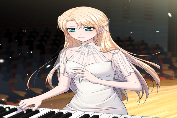 Lee Si-yoon or Tatiana Playing the Piano in The Dawn of Moscow