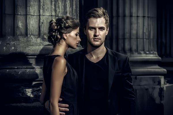 Grace and Brian in Falling for My Contractual Wife